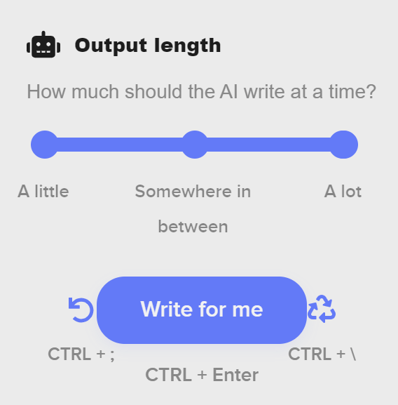 AI content generator - ShortlyAI